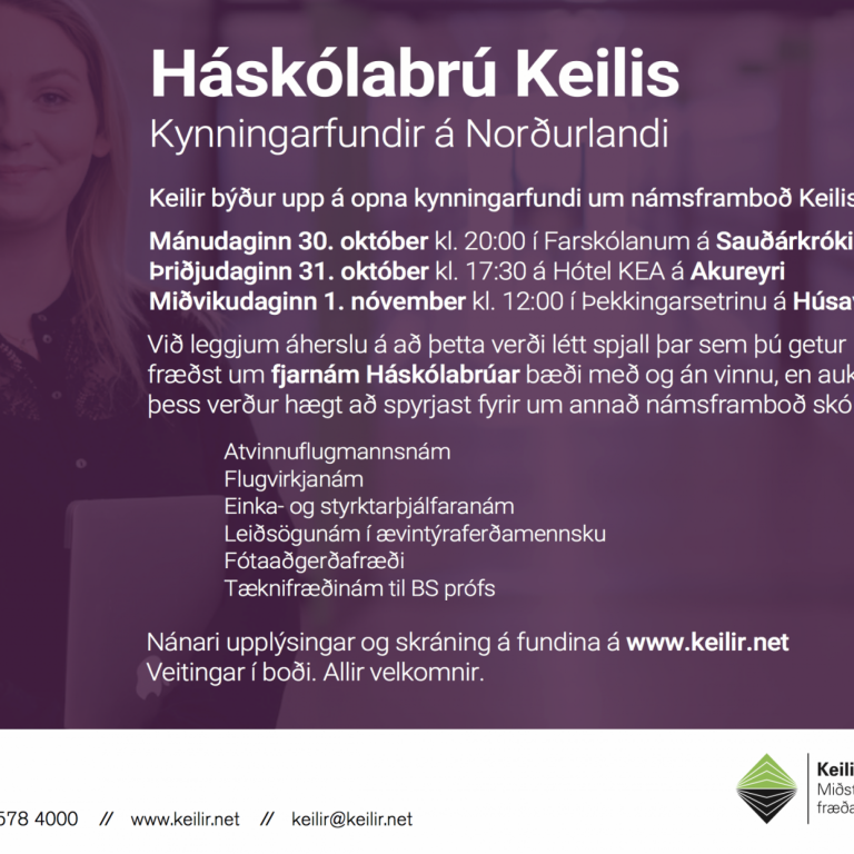 Námskynningar Keilis á Norðurlandi