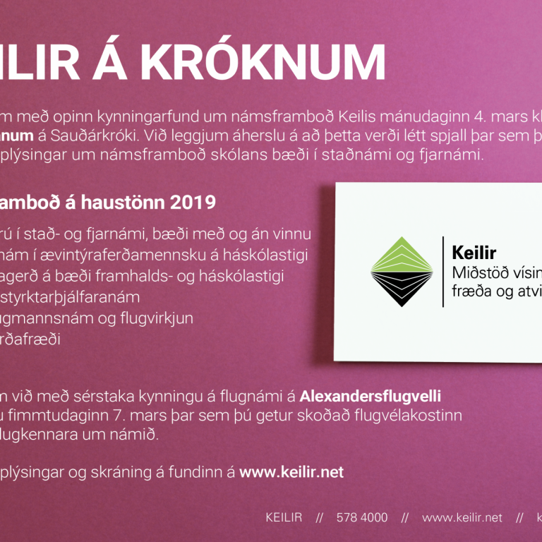 Námskynning á Sauðárkróki