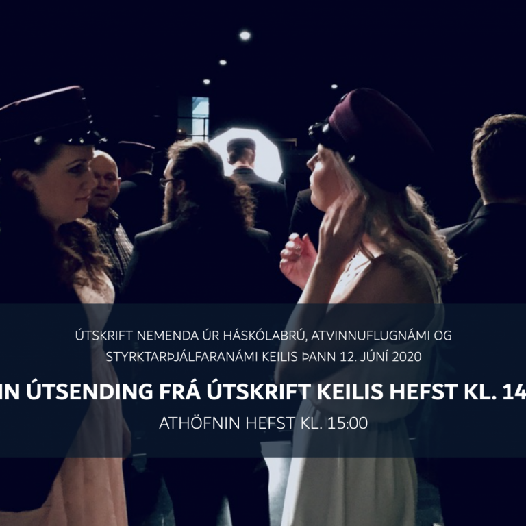 Útskrift úr deildum Keilis í júní 2020