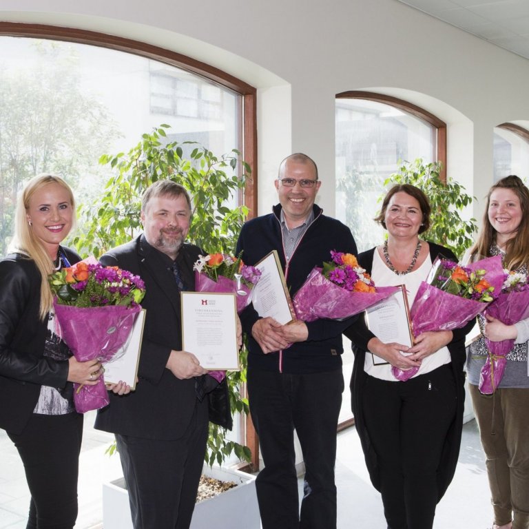 Frá verðlaunaafhendingunni