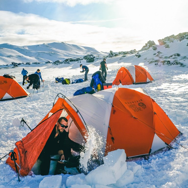 Winter Camping Course at Keilir - Photo: Lasse Kyed