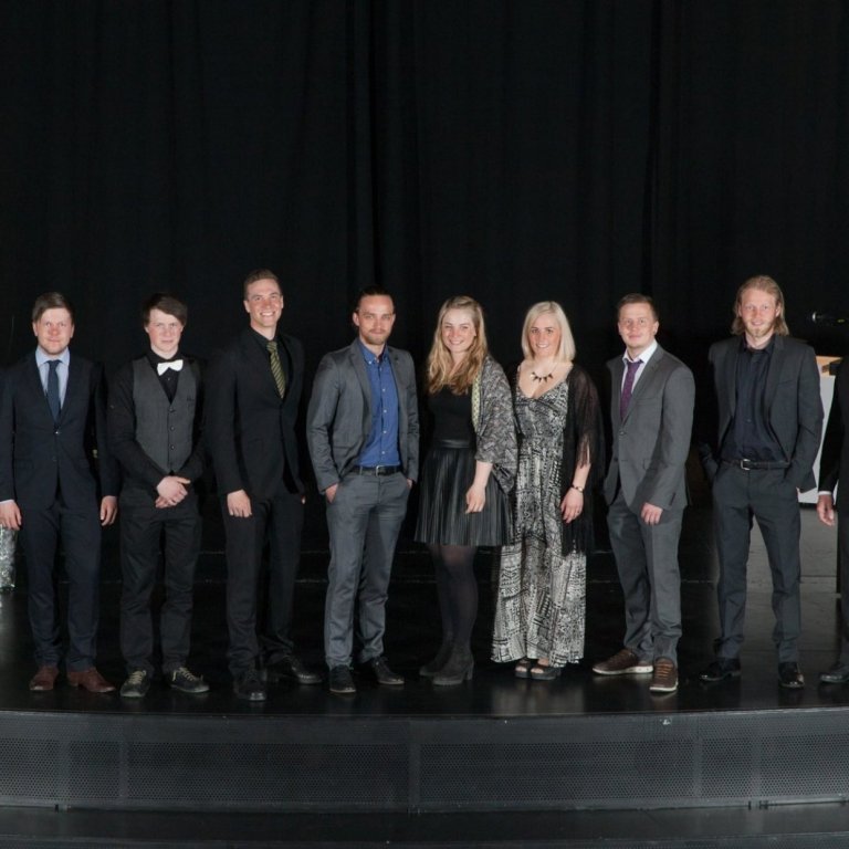 Second commencement class in Adventure Studies